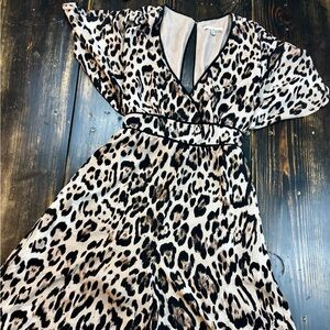 June & Hudson Animal Print Top